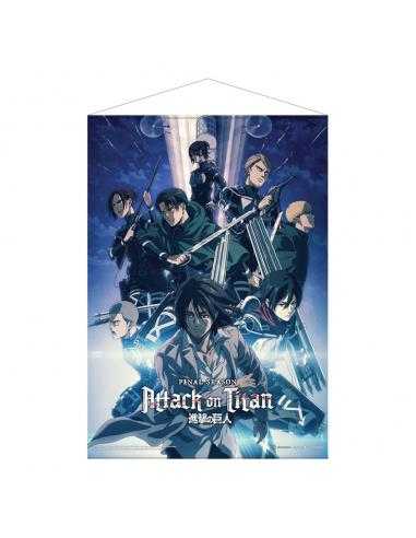 Attack on Titan: The Final Season Póster Tela Part 1 Key Visual 2 50 x 70 cm - Imagen 1