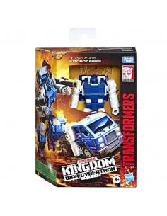 Figura Autobot Pipes War For Cybertron Kingdom Transformers 14cm - Imagen 1