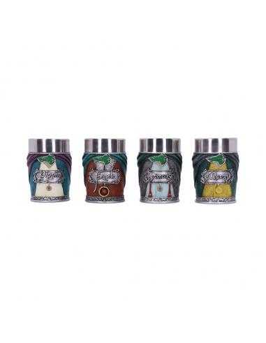 El Señor de los Anillos Pack de 4 Vasos de Chupito Hobbits