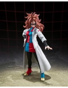 Dragon Ball FighterZ Figura S.H. Figuarts Android 21 (Lab Coat)