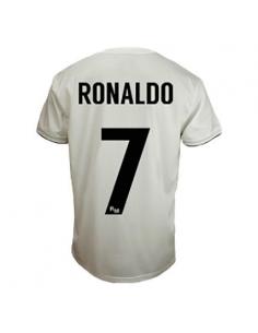 Camiseta Real Madrid Ronaldo blanco adulto XL - Imagen 1