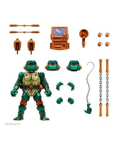 Tortugas Ninja Figura Ultimates Warrior Metalhead Michelangelo