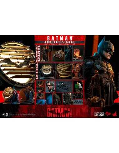 The Batman Figura Movie Masterpiece 1/6 Batman with Bat-Signal