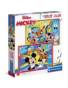 Puzzle Mickey Disney 2x20pzs - Imagen 1