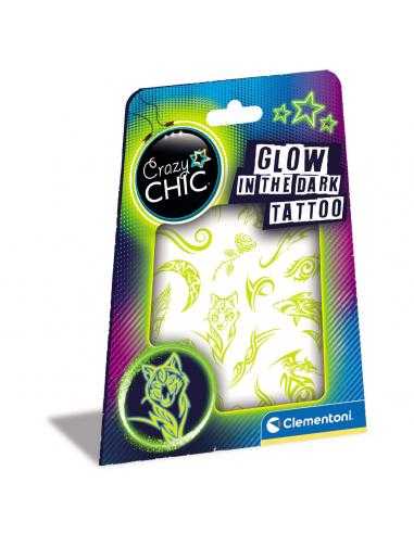 Tatuajes Brillantes en la oscuridad Crazy Chic - Imagen 1