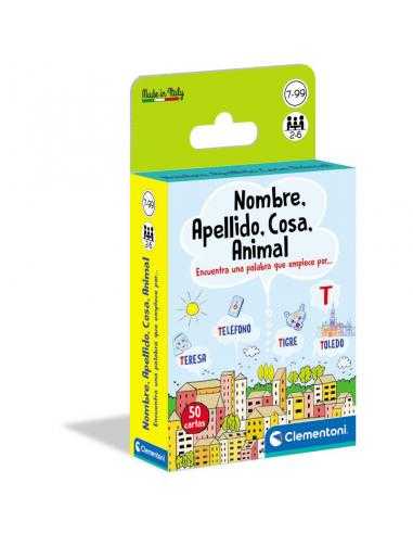 Juego cartas Nombre Apellido Cosa Animal - Imagen 1