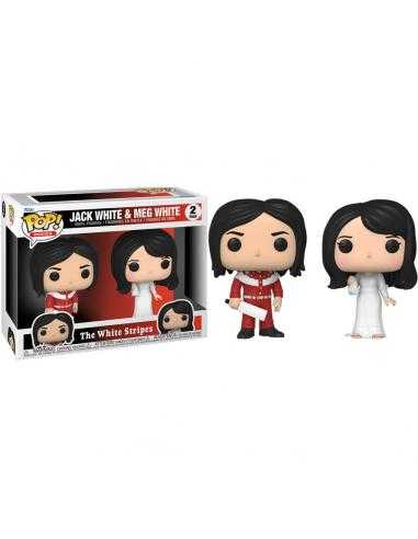 The White Stripes Pack de 2 POP! Rocks Vinyl Figuras Jack White