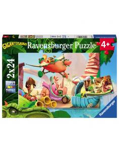Puzzle Gigantosaurous 2x24pzs - Imagen 1