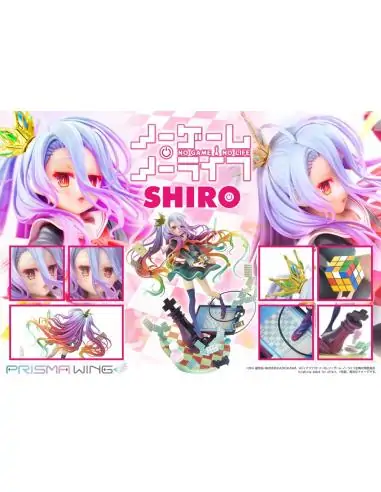 No Game No Life Estatua PVC 1/7 Prisma Wing Shiro 27 cm