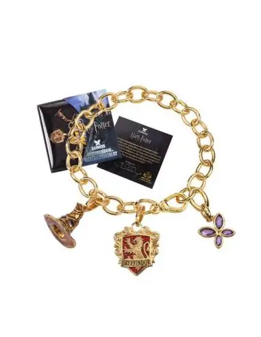 Harry Potter Brazalete Tierra Media (dorado) Lumos Gryffindor