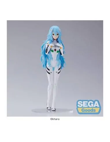 Evangelion: 3.0+1.0 Thrice Upon a Time Estatua PVC SPM Rei Ayanami Long Hair Ver. 21 cm - Imagen 1
