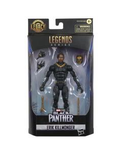 Figura Erik Killmonger Legacy Collection Black Panther Marvel 15cm - Imagen 1