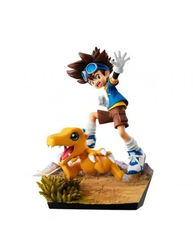 Estatua Taichi Yagami & Agumon 20th Anniversary Digimon