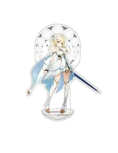 Genshin Impact Figura acrilico Traveler Theme Series Character Traveler Lumine 14 cm - Imagen 1