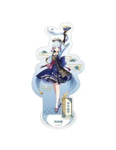 Genshin Impact Figura acrilico Inazuma Theme Series Character Kamisato Ayaka 14 cm - Imagen 1