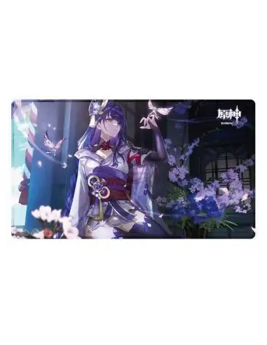 Genshin Impact Firefly ACG Carnival 2022 Event Alfombrilla Oversize Raiden Shogun / Raiden Ei / Beelzebul 70 x 40 cm - Imagen 1