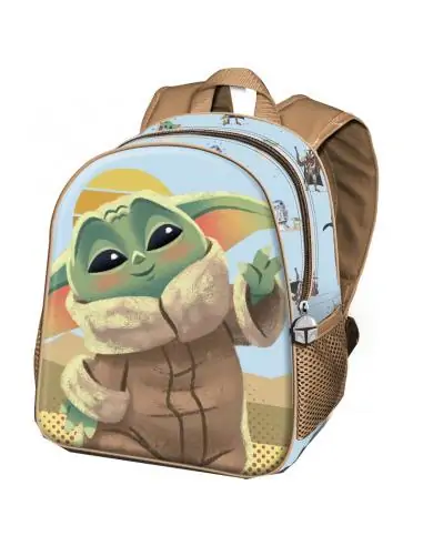 Mochila 3D Say Hi Grogu The Mandalorian Star Wars 31cm