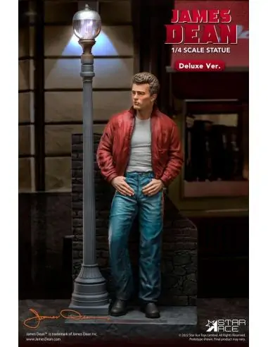 James Dean Estatua 1/4 Superb My Favourite Legend Series James Dean (Red jacket) Deluxe Ver. 52 cm - Imagen 1