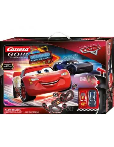 Circuito carreras Rayo &#38; Storm Cars Disney·Pixar luces - Imagen 1