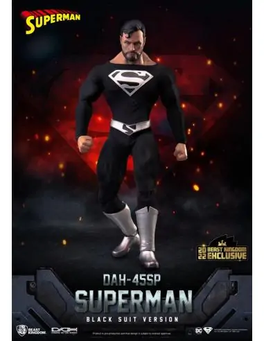 DC Comics Figura Dynamic 8ction Heroes 1/9 Superman Black Suit