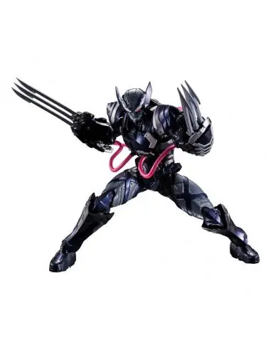 Tech-On Avengers Figura S.H. Figuarts Venom Symbiote Wolverine 16 cm - Imagen 1