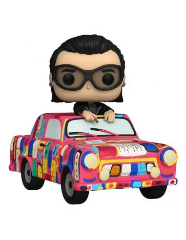 U2 POP! Rides Super Deluxe Vinyl Figura AB Car w/Bono 15 cm