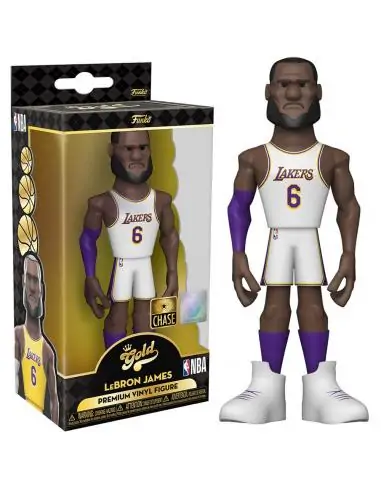 Caja figura Vinyl Gold NBA Lakers Lebron James