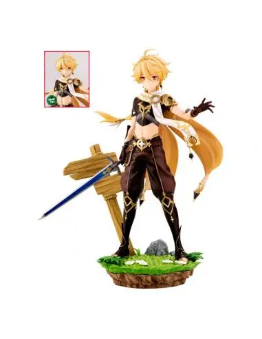 Genshin Impact Estatua PVC 1/7 Aether Bonus Edition 27 cm