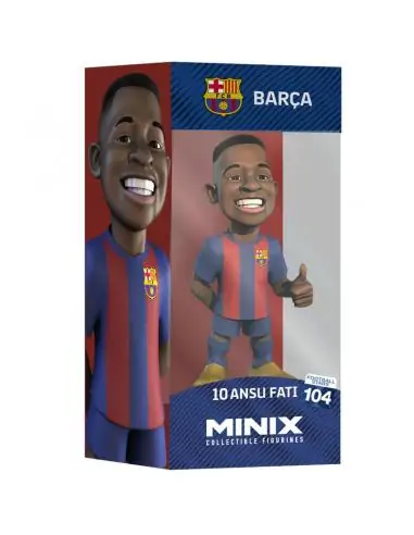Figura Minix Ansu Fati FC Barcelona 12cm