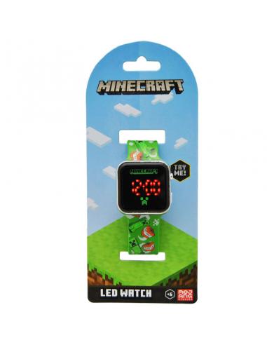 Reloj Minecraft led
