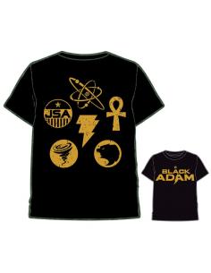 Camiseta Logos Black Adam DC Comics adulto