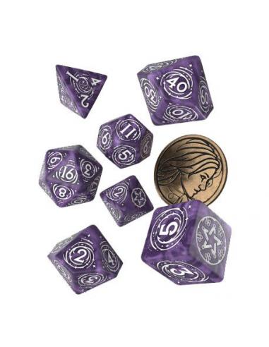 The Witcher Pack de Dados Yennefer Lilac and Gooseberries (7)
