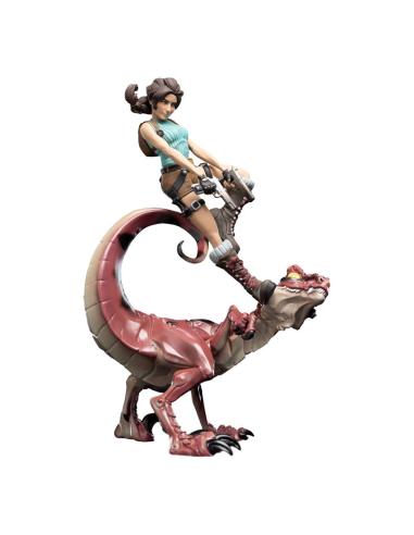 Tomb Raider Figura Mini Epics Lara Croft & Raptor 24 cm