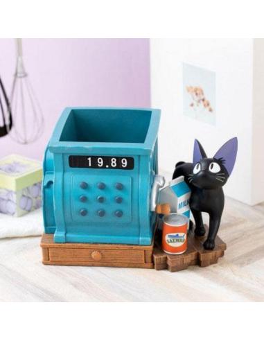 Majo no Takkyubin Diorama / Bote de almacenamiento Jiji and blue cash register