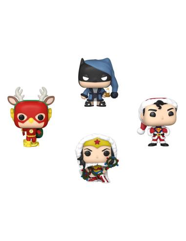 DC Comics Holiday 2022 Pack de 4 Figuras Pocket POP! Vinyl Tree