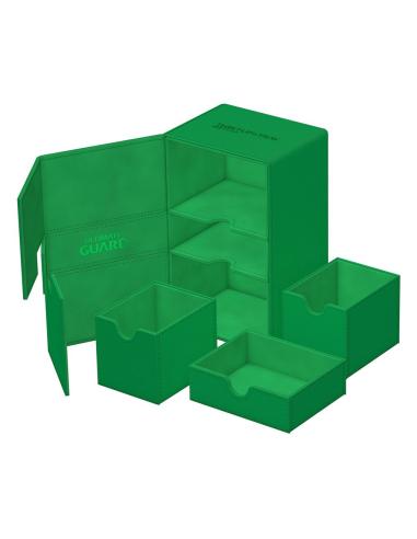 Ultimate Guard Twin Flip`n`Tray 160+ XenoSkin Monocolor Verde