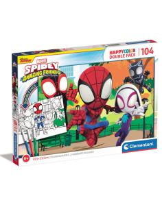Puzzle Happy Color Spiderman Marvel 104 pzs