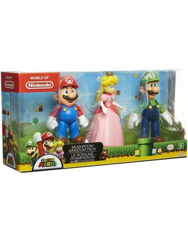 Blister 3 figuras Super Mario Bros 10cm