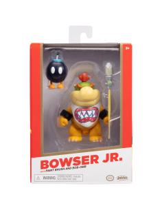Figura Bowser Jr Gold Super Mario Bros 10cm