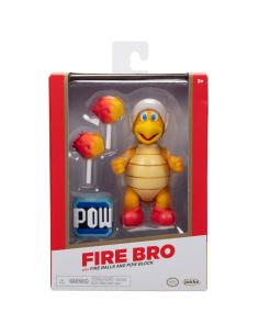 Figura Fire Bro Gold Super Mario Bros 10cm