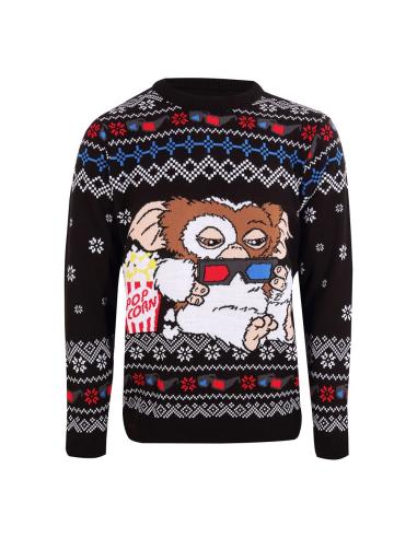 Gremlins Sweatshirt Christmas Jumper Gizmo Popcorn talla S