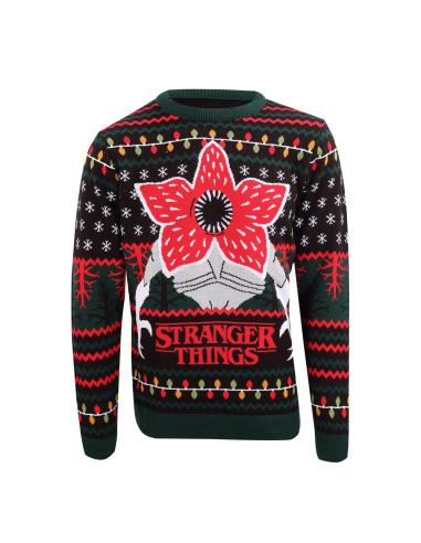 Stranger Things Sweatshirt Christmas Jumper Demogorgon talla S