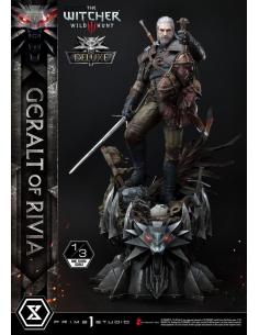 Witcher 3 Wild Hunt Estatua 1/3 Geralt von Riva Deluxe Version 88 cm - Embalaje dañado