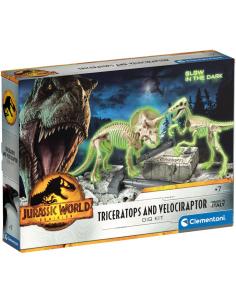 Kit de Excavación Triceratops y Velociraptor Jurassic World