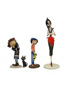 Coraline Pack de 4 Figuras PVC Best Of 3-14 cm