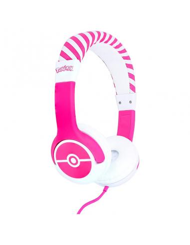 Auriculares infantiles Pink Pokeball Pokemon