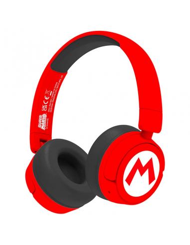 Auriculares inalambricos infantiles Logo Super Mario Bros