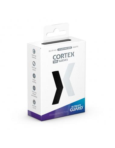 Ultimate Guard Cortex Sleeves Tamaño Estándar Negro (100)