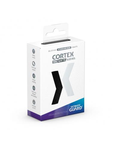 Ultimate Guard Cortex Sleeves Tamaño Estándar Negro Mate (100)