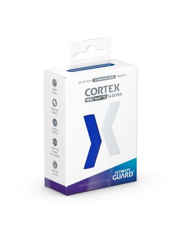 Ultimate Guard Cortex Sleeves Tamaño Estándar Azul Mate (100)